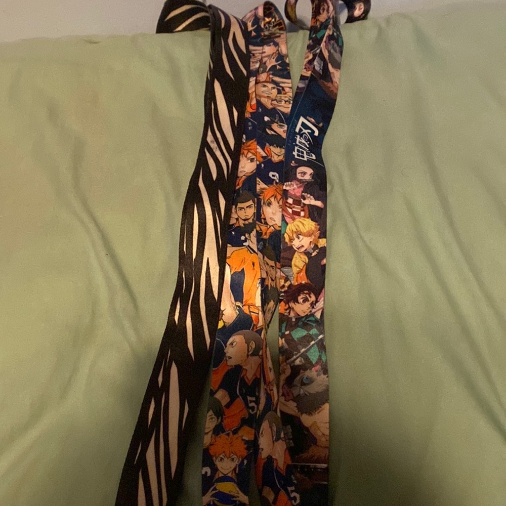 Anime and Zebra Lanyards